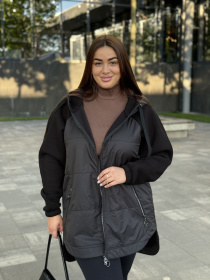 Куртки та дублянки Uaclothes модель like15147-chernj Фото