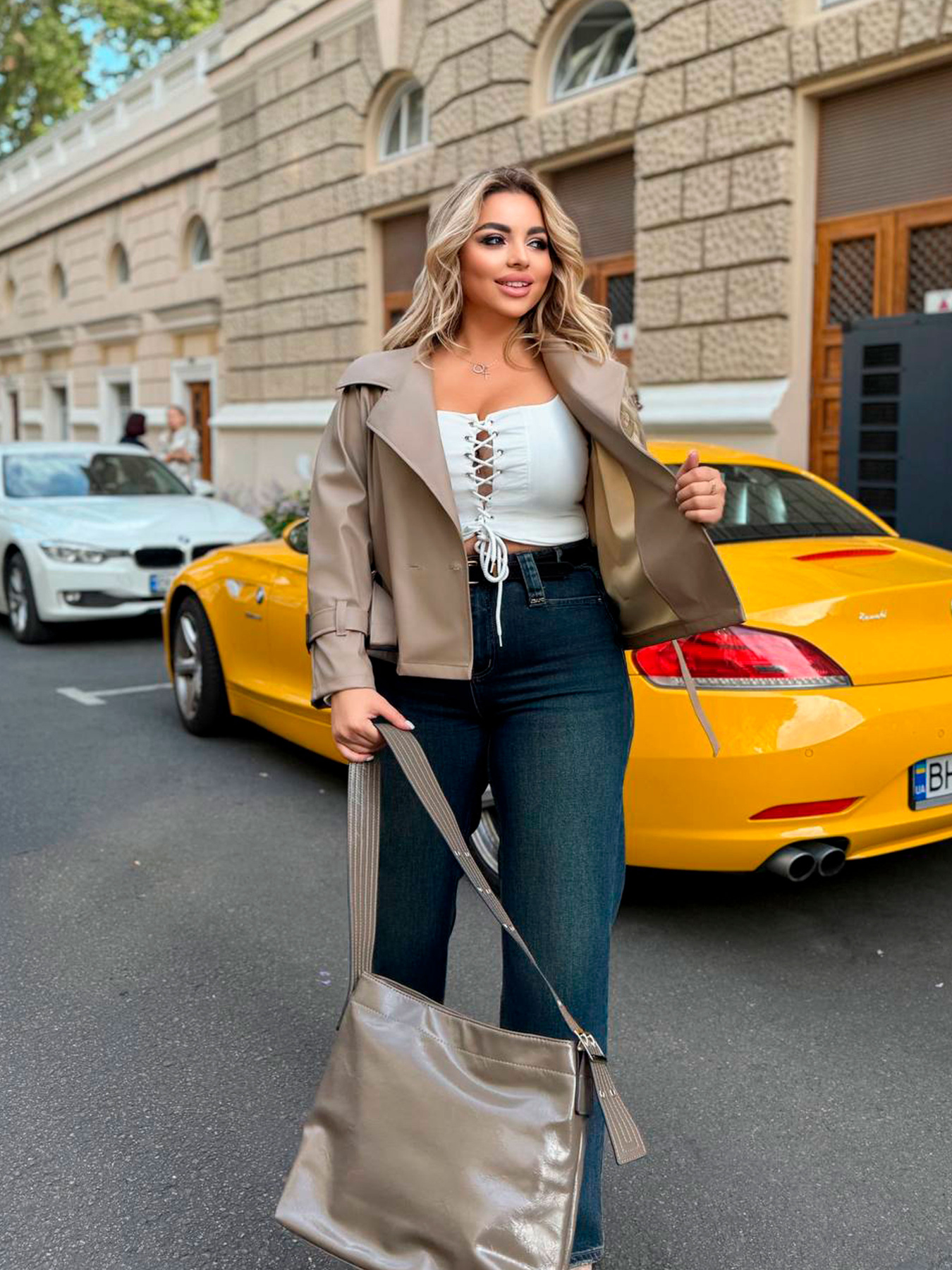 Куртки и дубленки Uaclothes модель like15052-bezhevj Фото