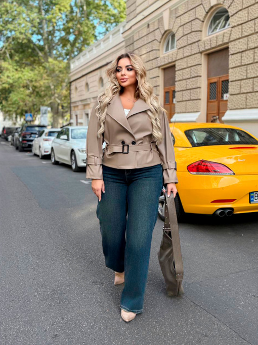 Куртки и дубленки Uaclothes модель like15052-bezhevj Фото