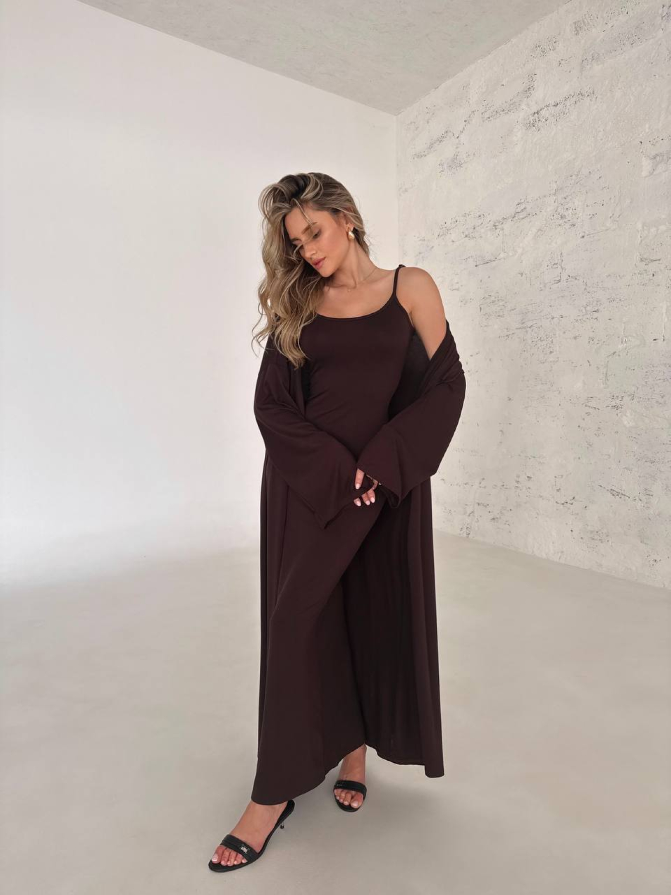 Костюмы Uaclothes модель like15008-korichnevj Фото