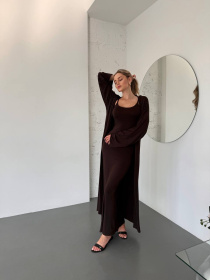 Костюмы Uaclothes модель like15008-korichnevj Фото