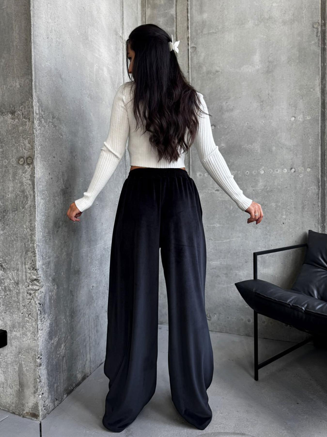 Повсякденні штани Uaclothes модель like15018-chernj Фото