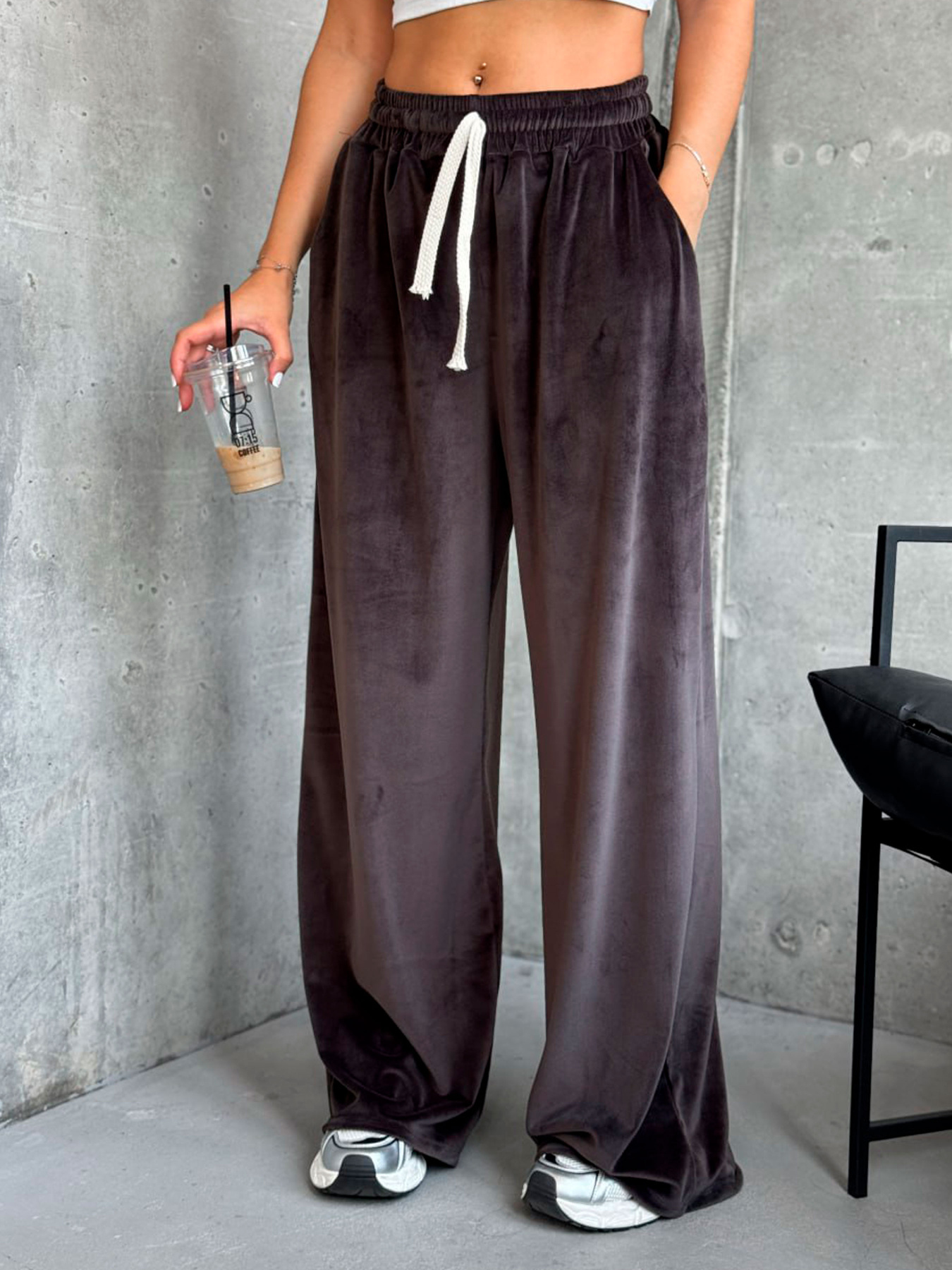 Повсякденні штани Uaclothes модель like15018-korichnevj Фото