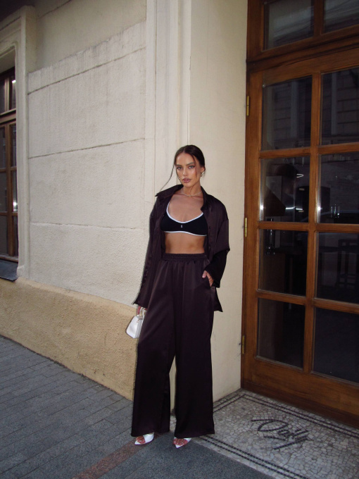 Повседневный костюм Uaclothes модель like14981-korichnevj Фото