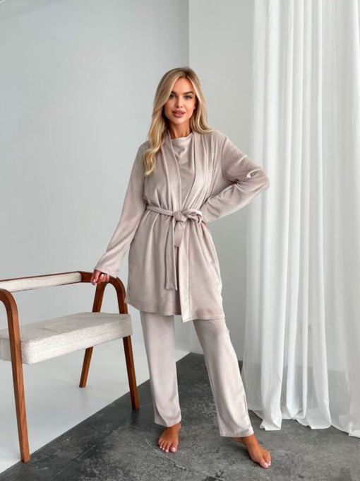 Одежда для дома и сна Uaclothes модель like14945-bezhevj Фото