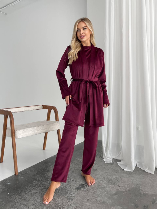 Одежда для дома и сна Uaclothes модель like14945-bordovj Фото