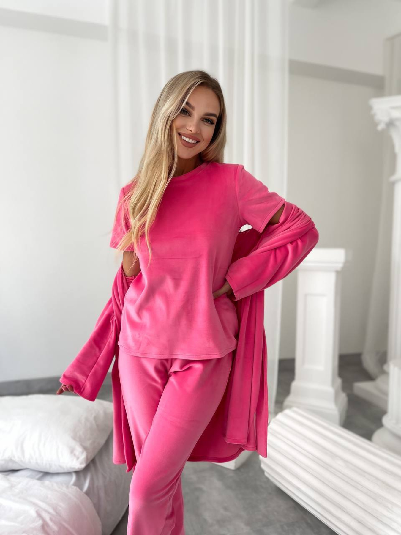 Одежда для дома и сна Uaclothes модель like14945-malinovj Фото