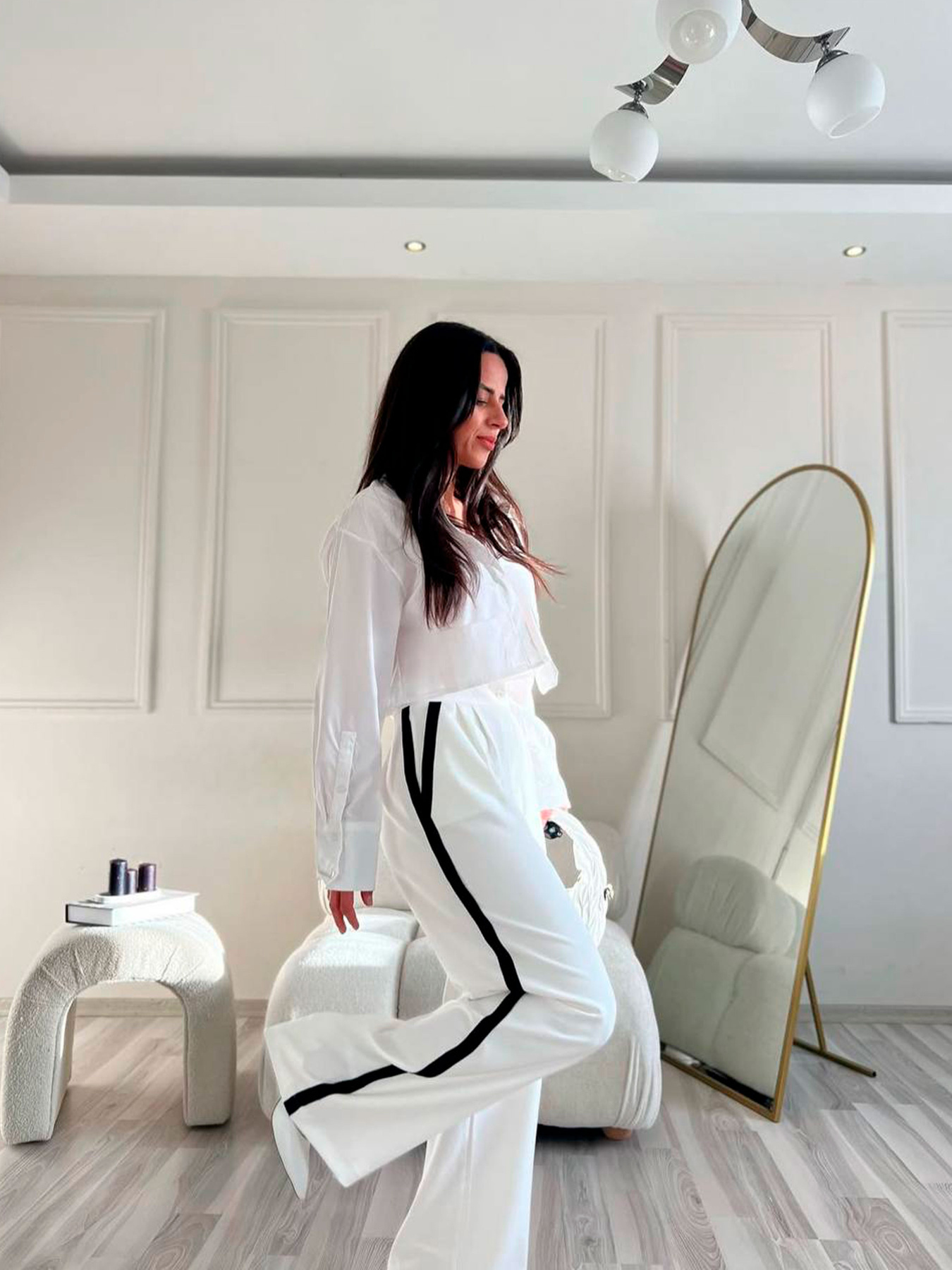 Штани Uaclothes модель like14935-molochnj Фото