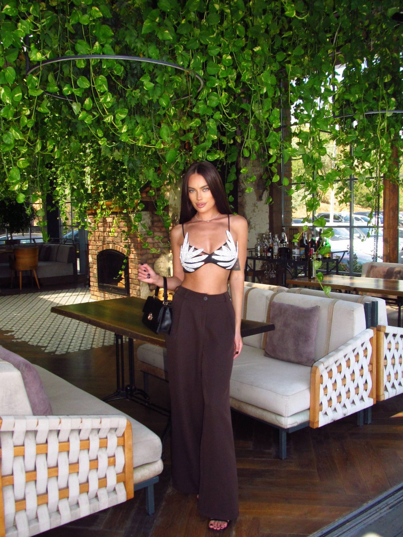 Штани Uaclothes модель like14860-korichnevj Фото