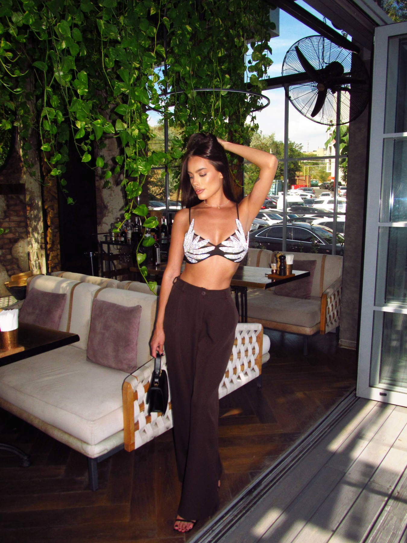 Штани Uaclothes модель like14860-korichnevj Фото