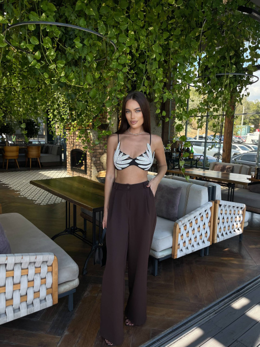 Штани Uaclothes модель like14860-korichnevj Фото