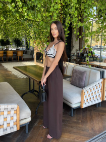 Штани Uaclothes модель like14860-korichnevj Фото