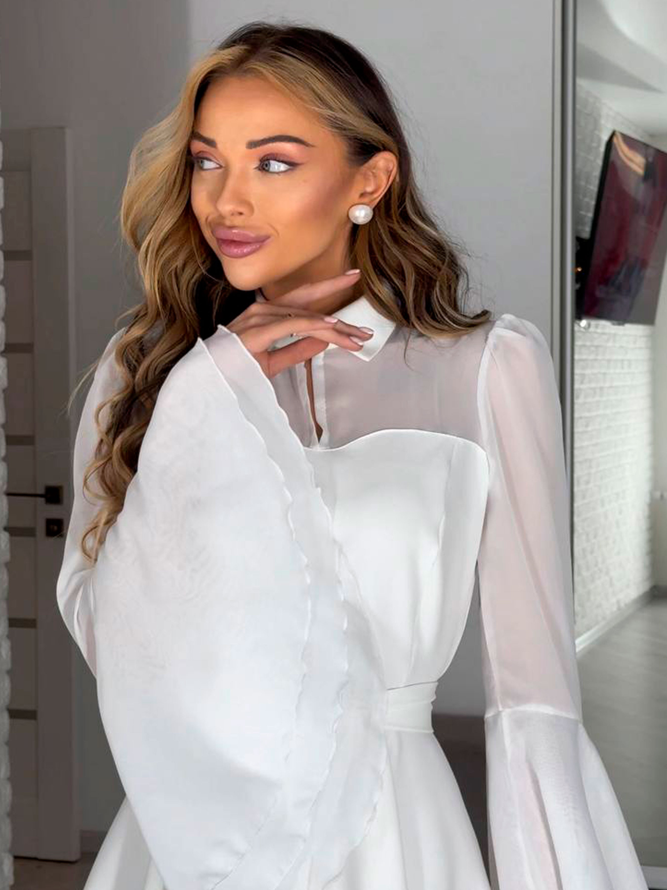 Платья Uaclothes модель like14853-molochnj Фото