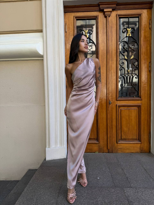 Сукня максі Uaclothes модель like14785-pudrovj Фото