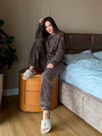 Одяг для дому та сну Uaclothes модель like14739-kofejnij Фото