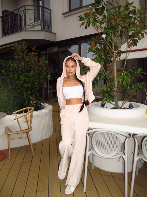 Костюмы Uaclothes модель like14672-bezhevj Фото