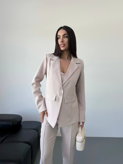 Деловой костюм Uaclothes модель like14651-bezhevj Фото