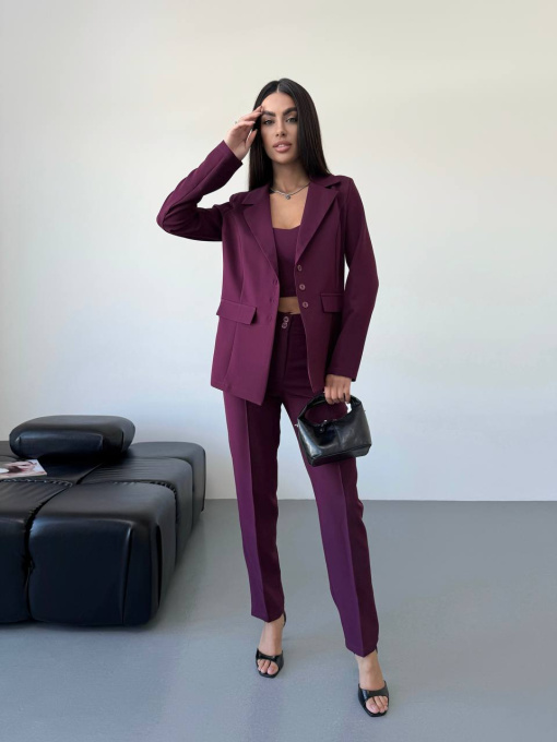 Деловой костюм Uaclothes модель like14651-bordovj Фото