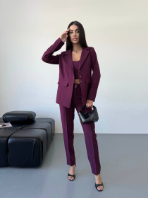 Деловой костюм Uaclothes модель like14651-bordovj Фото