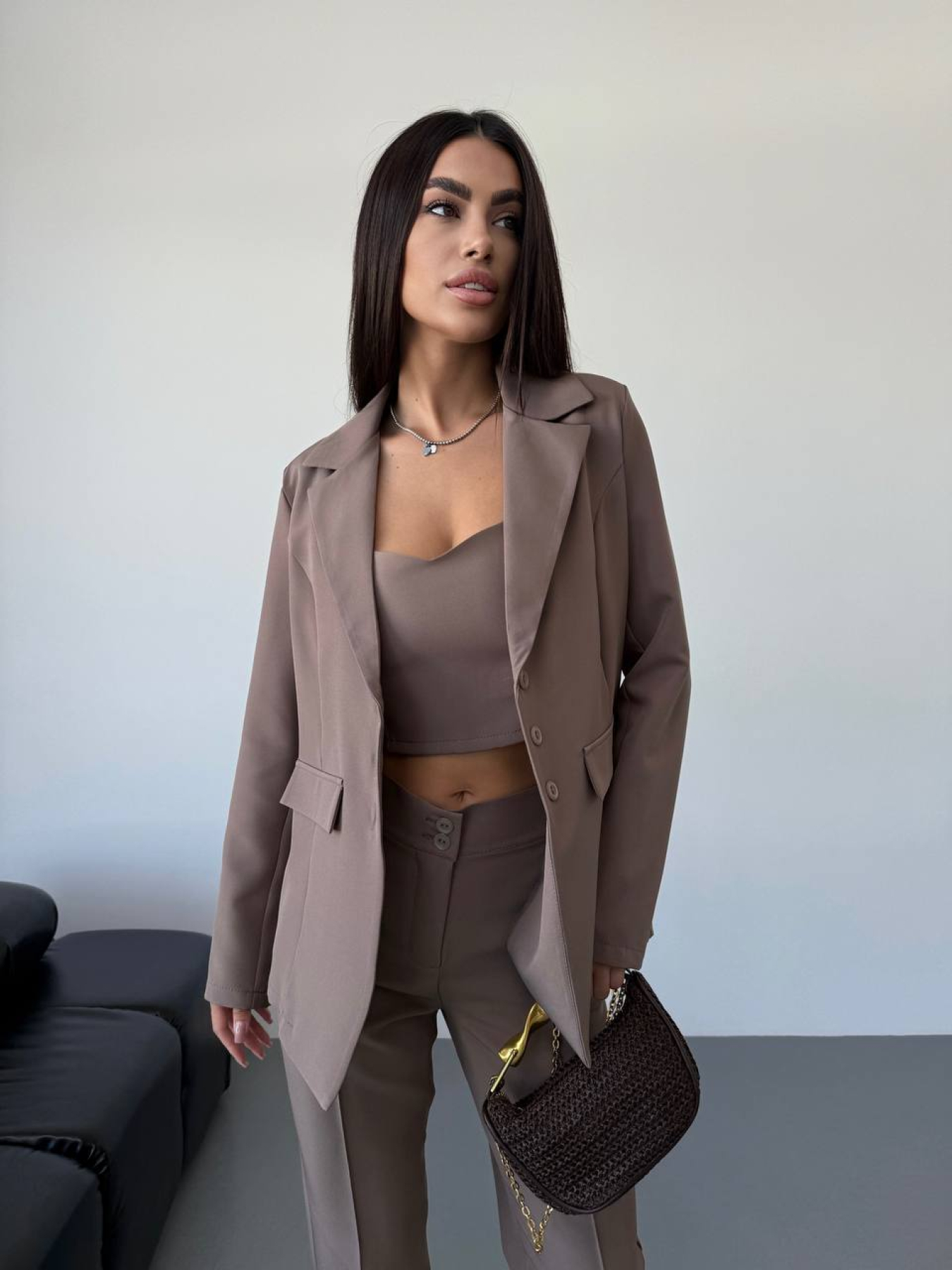 Костюмы Uaclothes модель like14651-kofejnij Фото