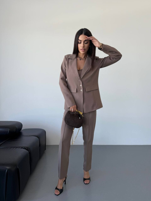 Деловой костюм Uaclothes модель like14651-kofejnij Фото