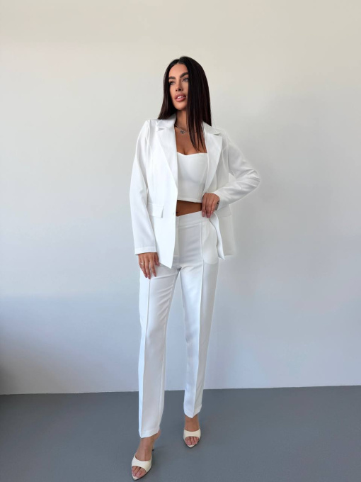 Деловой костюм Uaclothes модель like14651-molochnj Фото