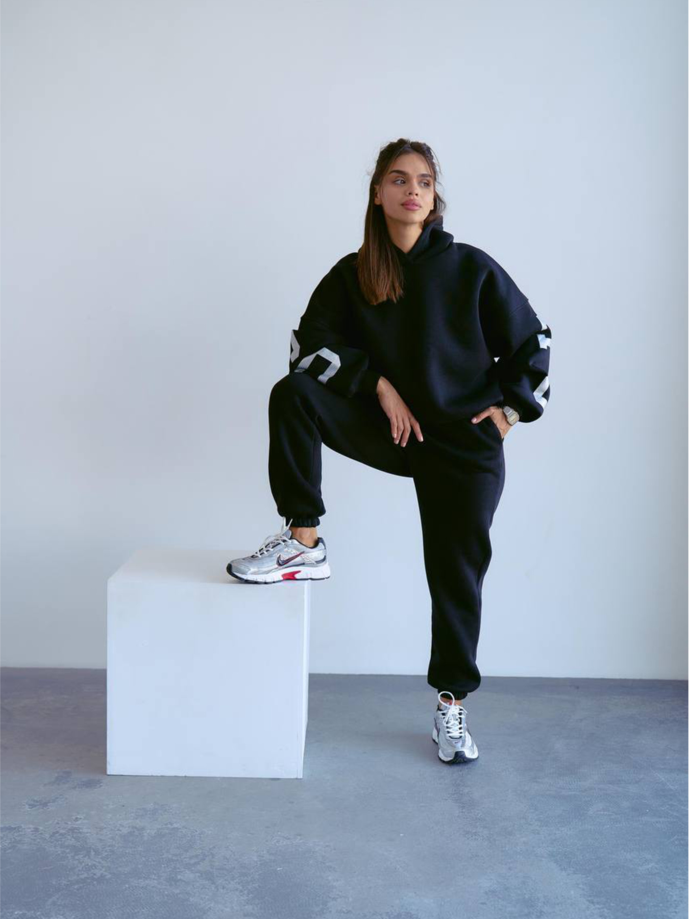 Повсякденний костюм Uaclothes модель like14619-chernj Повсякденний костюм Uaclothes модель like14619-chernj Фото