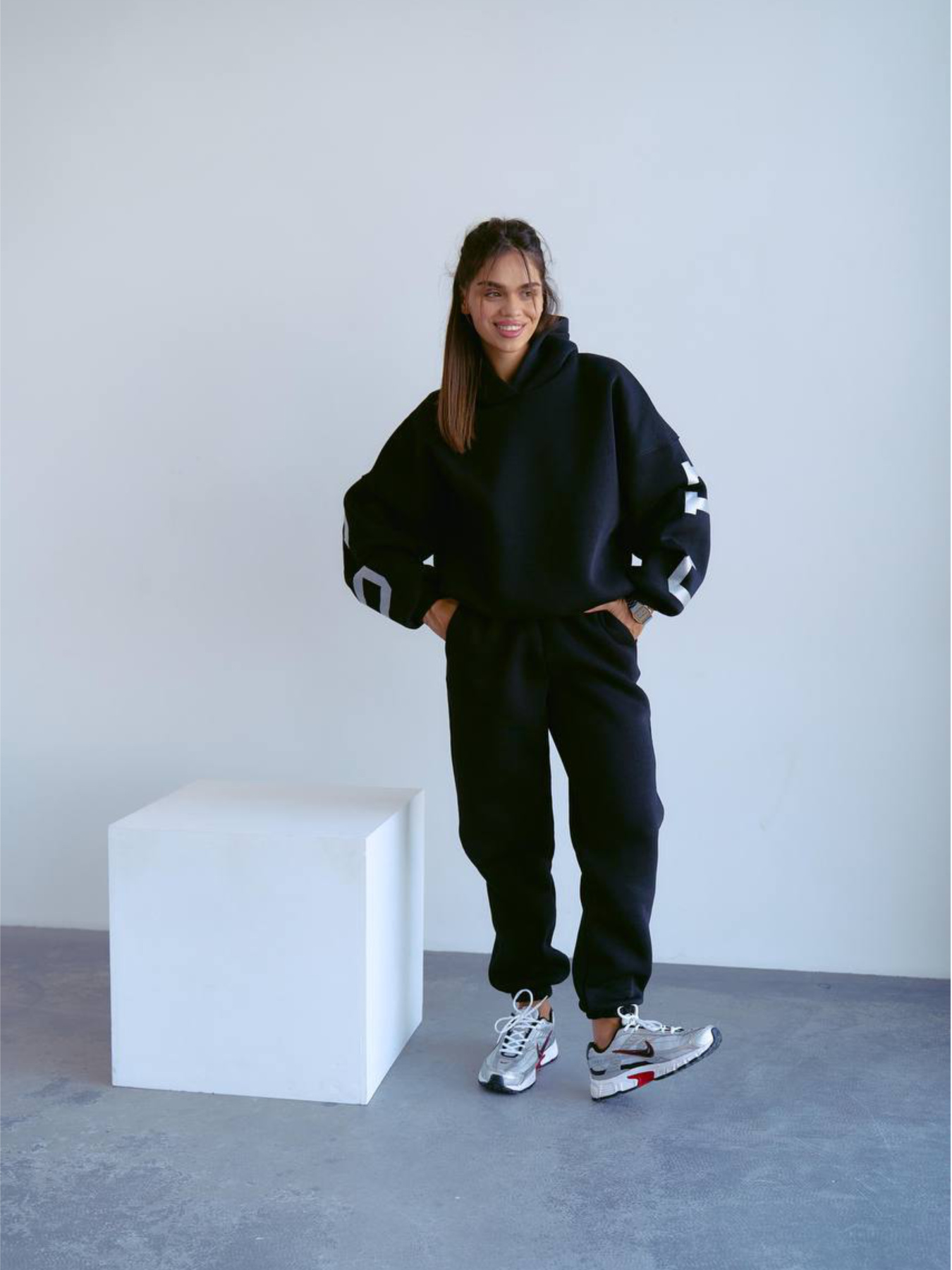 Повсякденний костюм Uaclothes модель like14619-chernj Повсякденний костюм Uaclothes модель like14619-chernj Фото