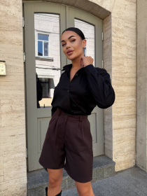 Рубашки Uaclothes модель like14594-chernj Рубашки Uaclothes модель like14594-chernj Фото