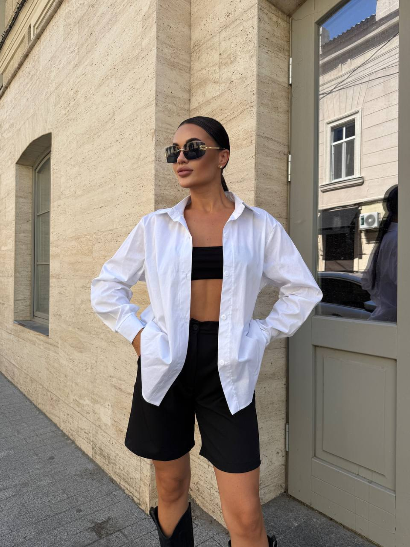 Рубашки Uaclothes модель like14594-molochnj Фото