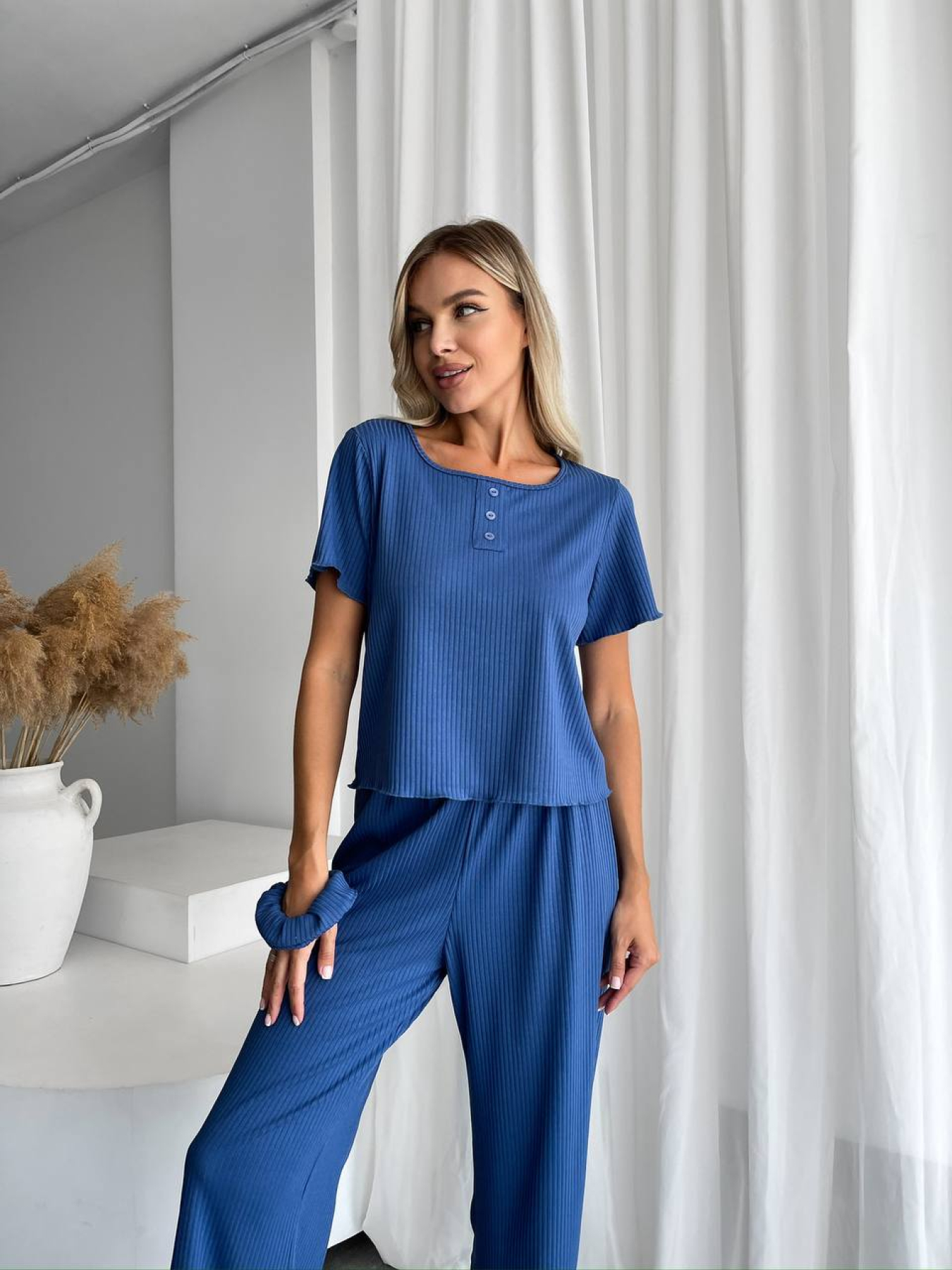 Одежда для дома и сна Uaclothes модель like14416-sinij Одежда для дома и сна Uaclothes модель like14416-sinij Фото
