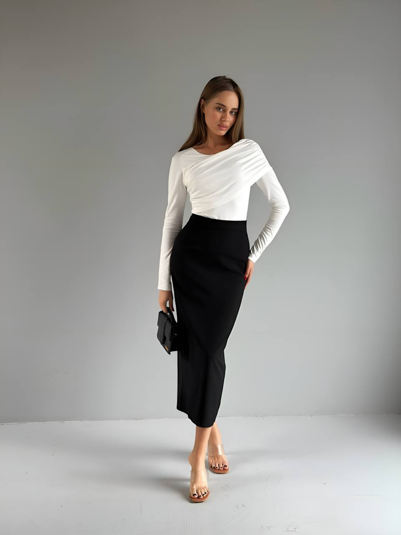 Юбки Uaclothes модель like14387-chernj Фото