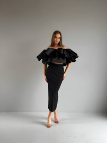 Спідниця міді Uaclothes модель like14387-chernj Фото