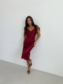 Сукня міді Uaclothes модель like14389-bordovj Фото