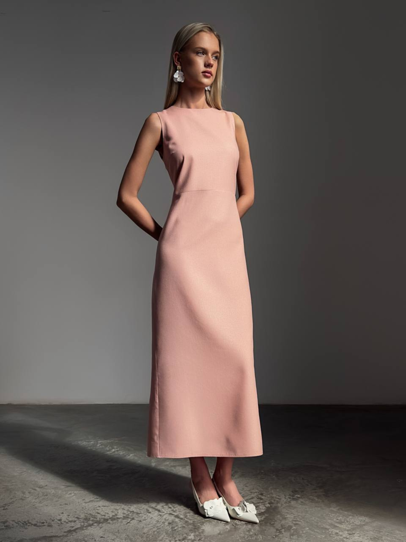 Платья Uaclothes модель like14384-pudrovj Фото