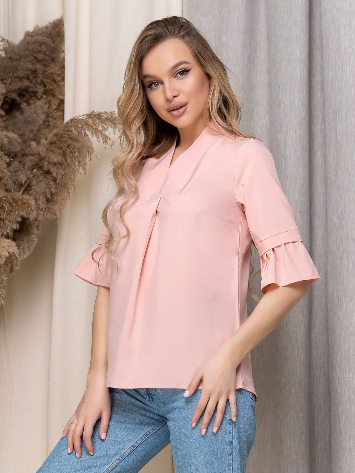 Рубашки Uaclothes модель like14316-pudrovj Фото