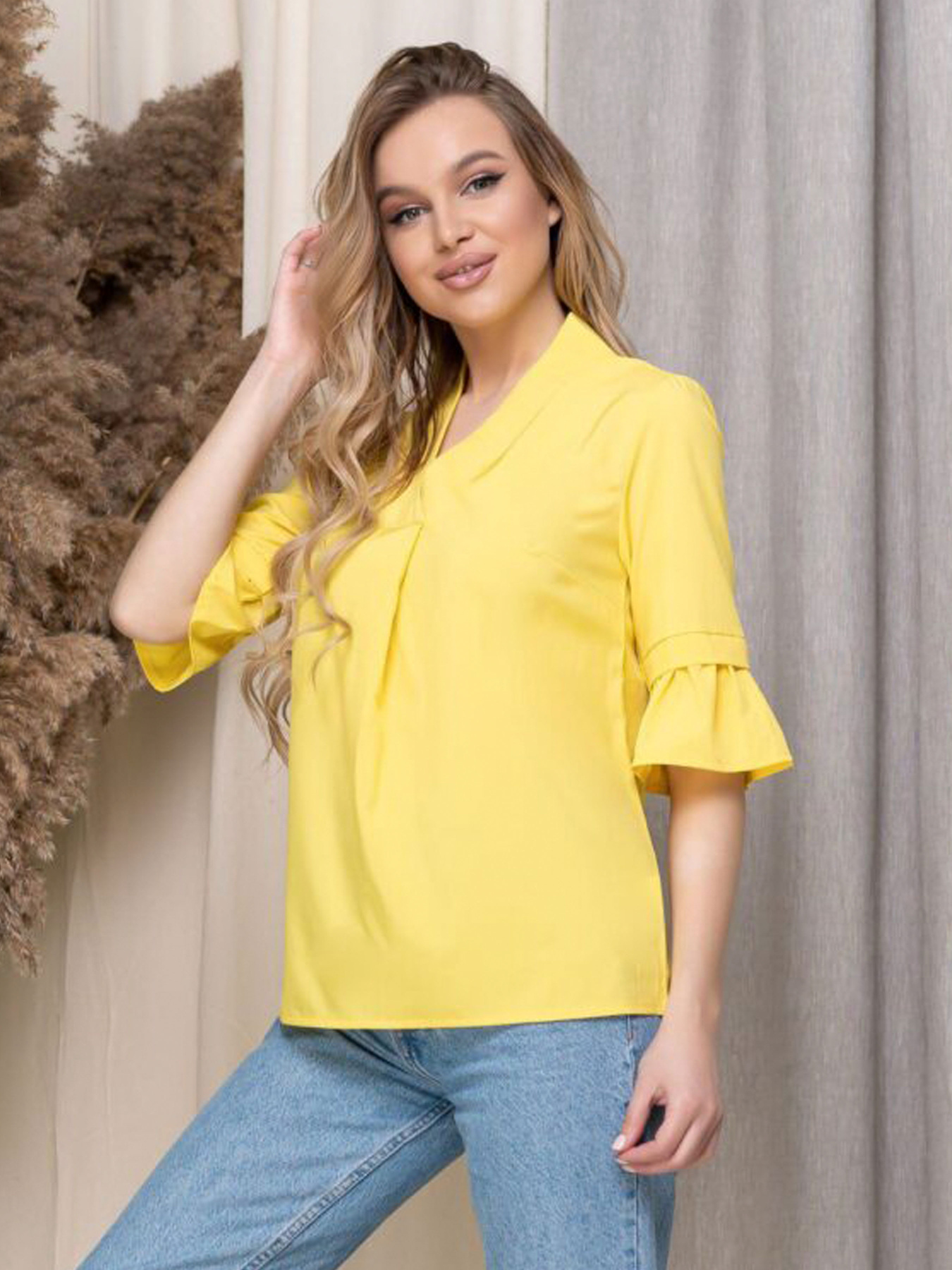 Блуза Uaclothes модель like14316-zheltj Блуза Uaclothes модель like14316-zheltj Фото