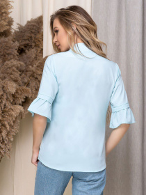 Блуза Uaclothes модель like14316-goluboj Блуза Uaclothes модель like14316-goluboj Фото