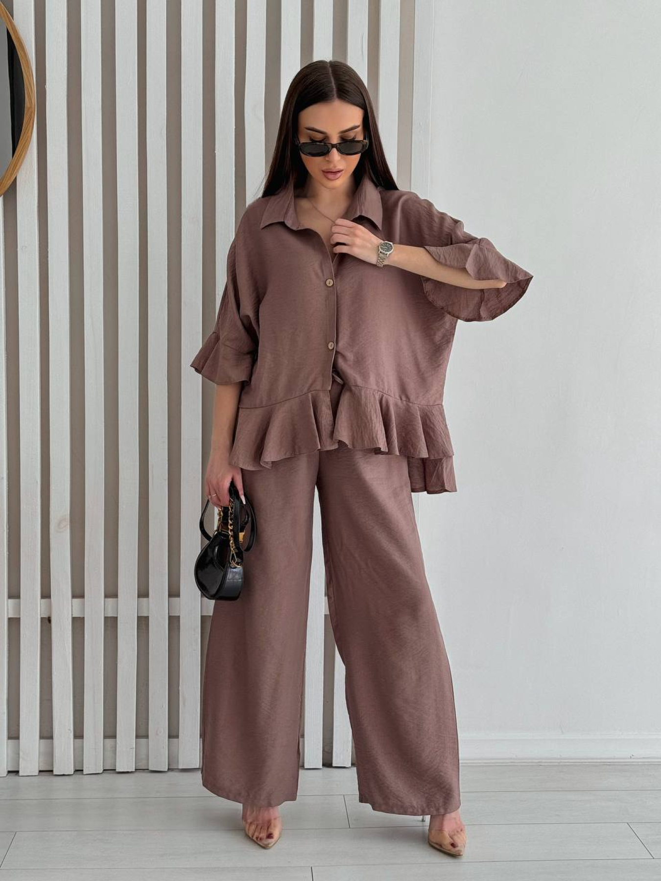 Повсякденний костюм Uaclothes модель like14209-kofejnij Фото