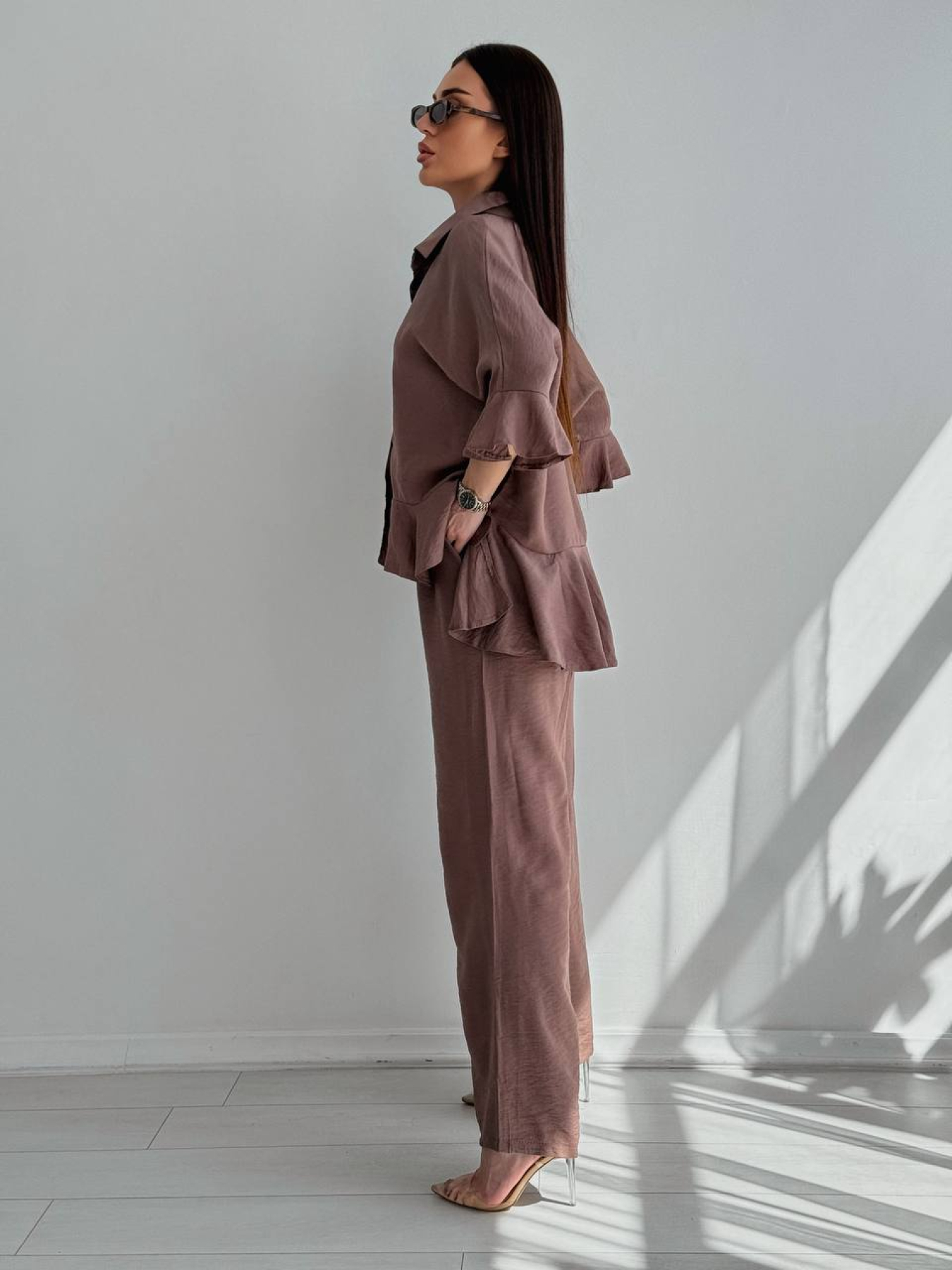 Повсякденний костюм Uaclothes модель like14209-kofejnij Фото