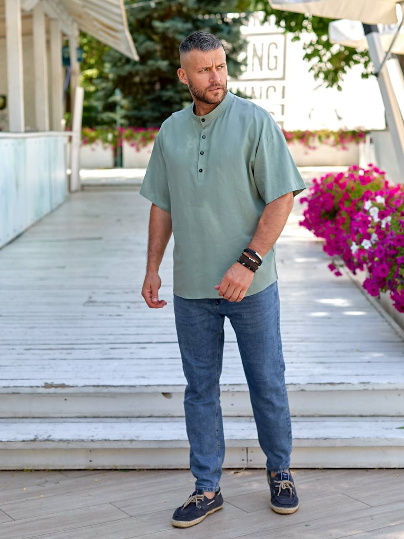 Футболки и поло Uaclothes модель like14135-olivkovj Фото