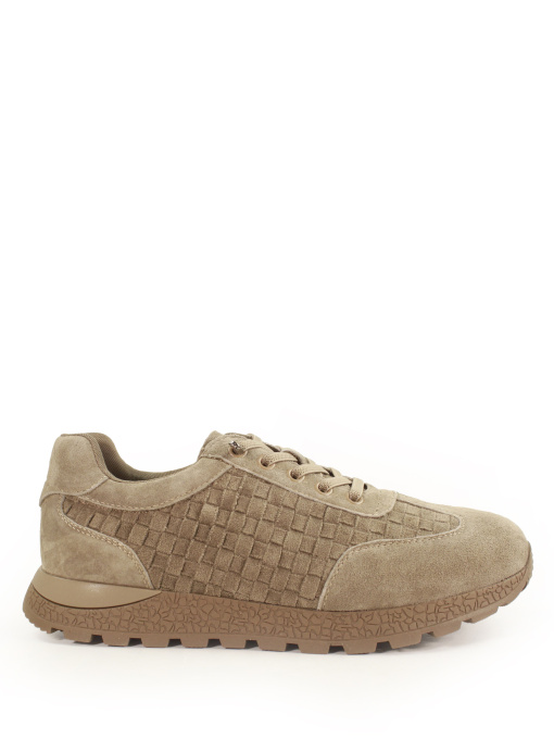 Лёгкие кроссовки из натуральной замши с анатомической посадкой модель AK76-3-apriccot Фото