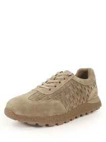 Лёгкие кроссовки из натуральной замши с анатомической посадкой модель AK76-3-apriccot Фото