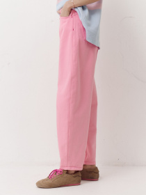 Рожеві жіночі джинси-бочки Light Form модель 420 Рожеві жіночі джинси-бочки Light Form модель 420 Фото