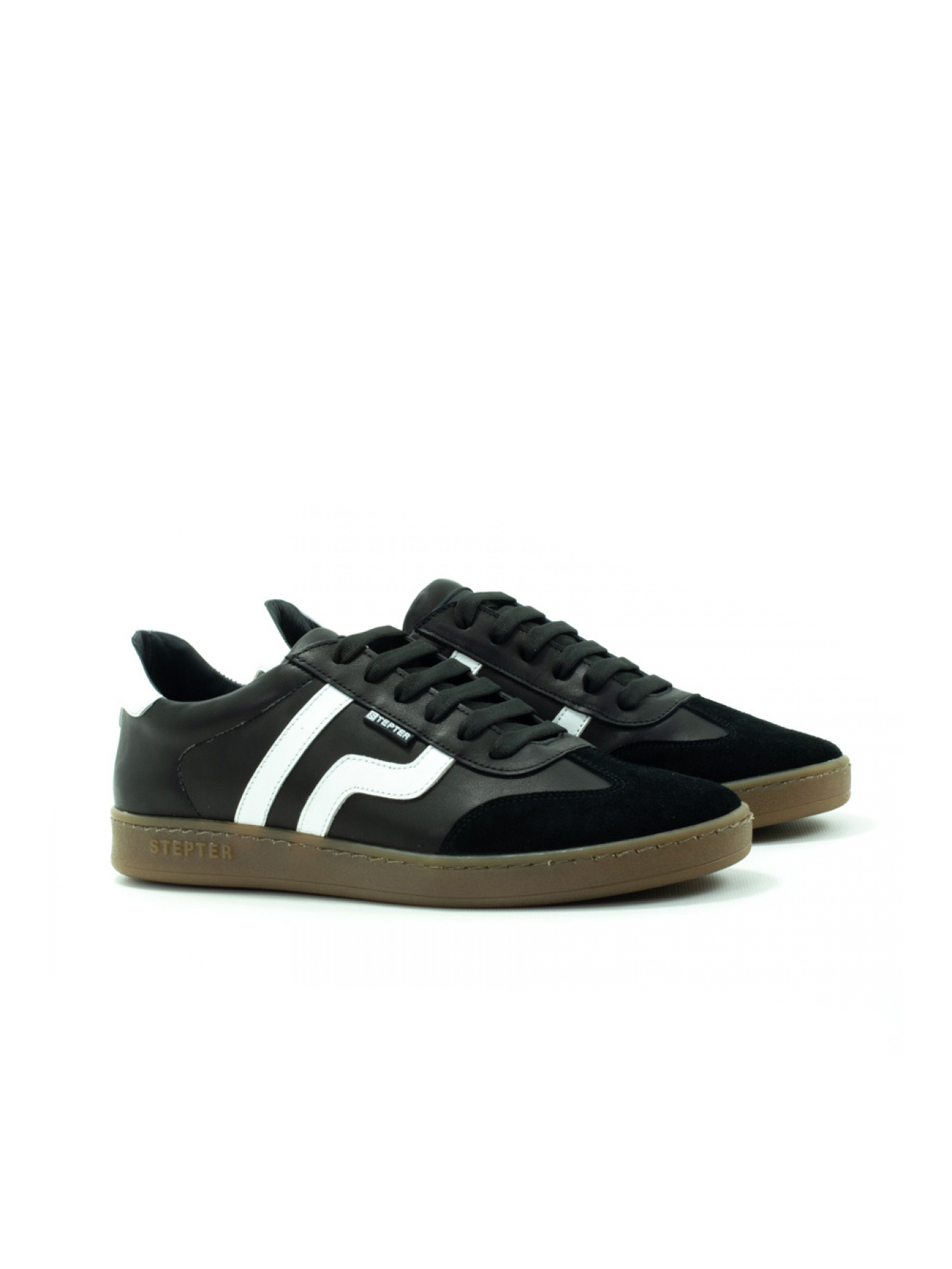 Кросівки повсякденні Стептер модель 8546 чорні Кросівки повсякденні Стептер модель 8546 чорні Фото