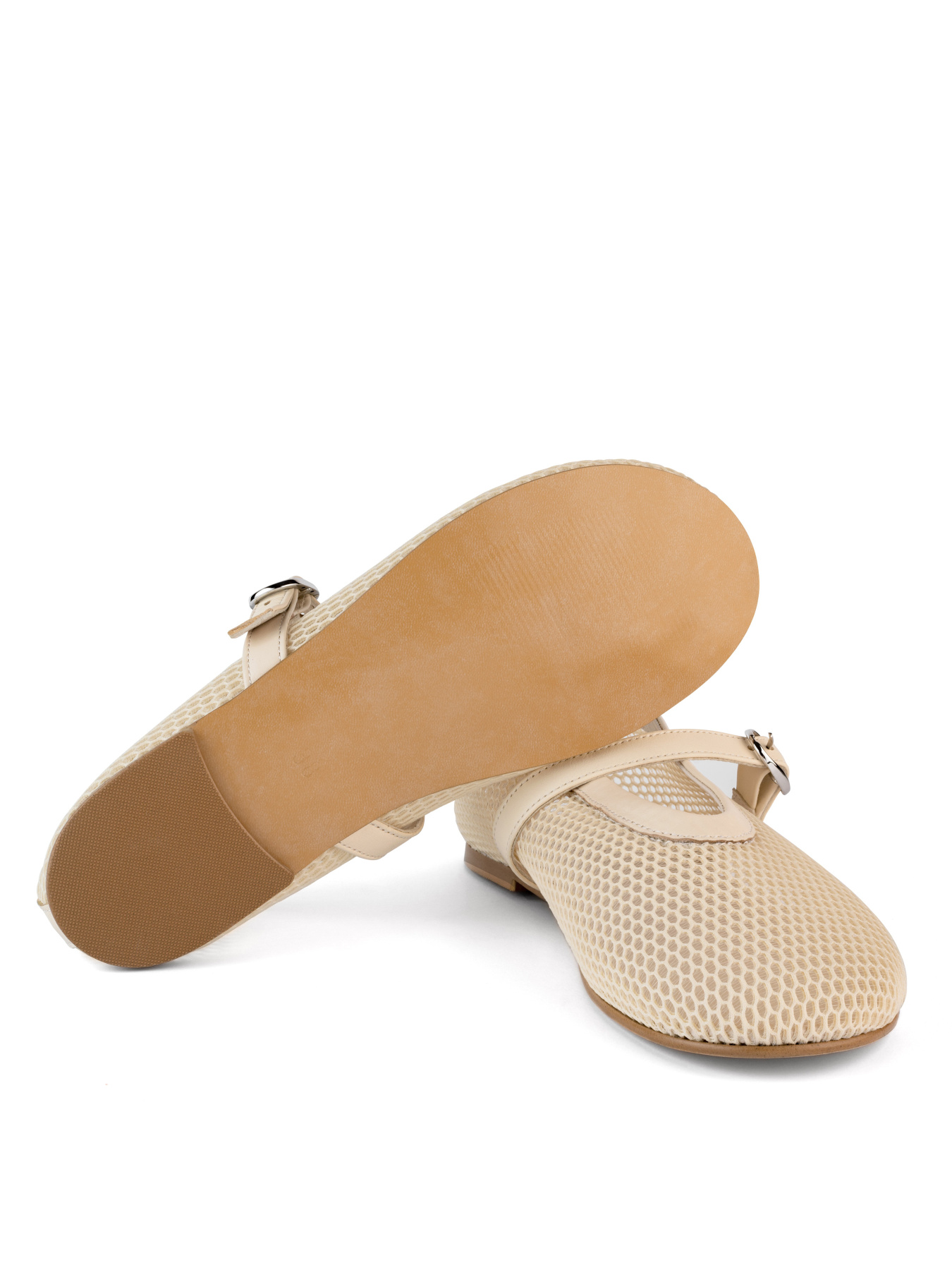 Балетки женские сетка Airа бежевые модель oc1315 Фото