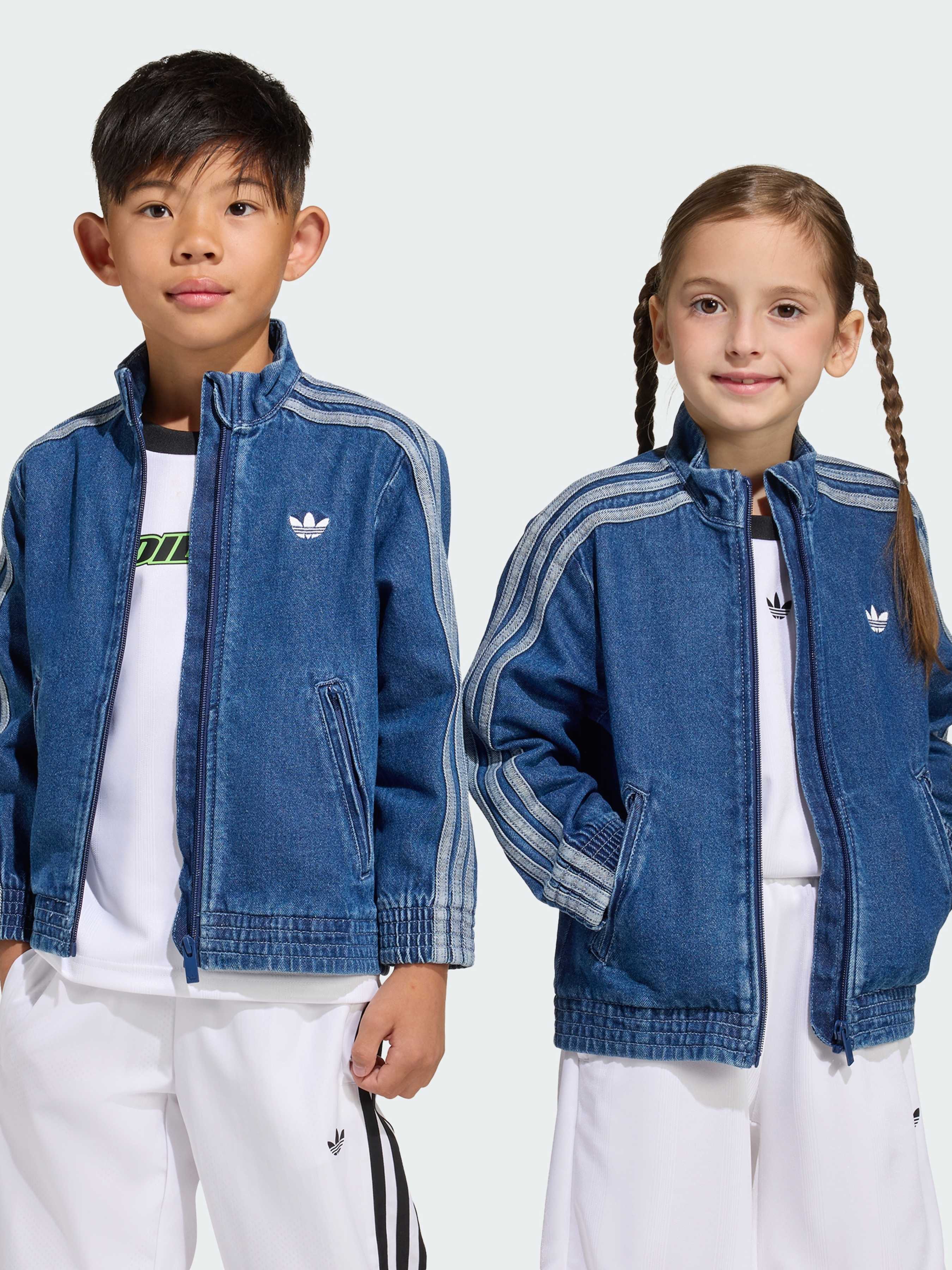 Бавовняна Дитяча Джинсова куртка adidas Adicolor  (KD5801) колір мультиколор