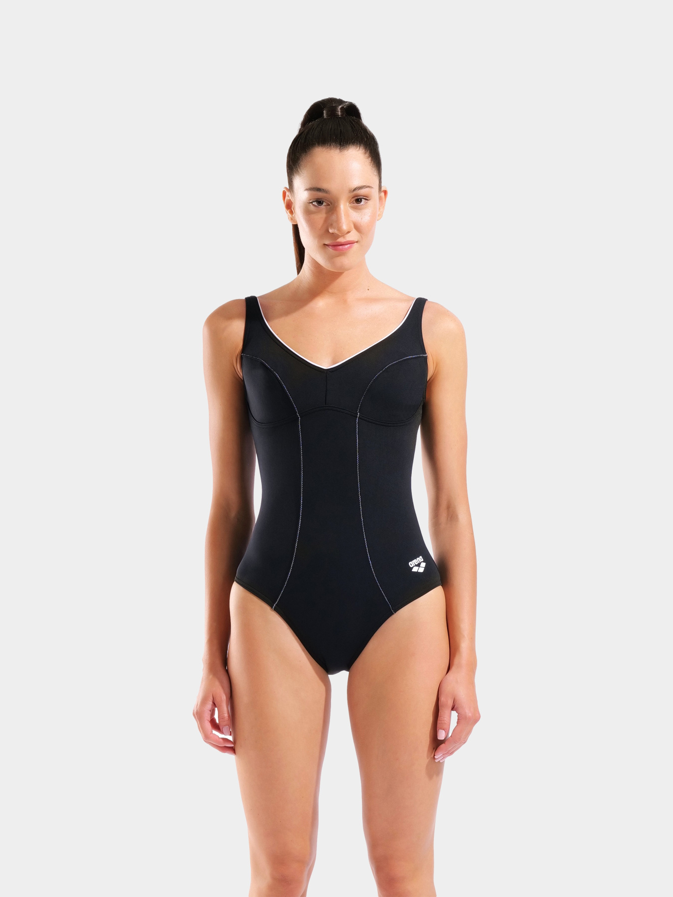 Женский купальник Arena CLIP BACK SWIMSUIT SOLID B модель 010651-510 Фото