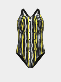 Женский купальник Arena STRIPES SWIMSUIT SWIM PRO BACK модель 010741-590 Фото
