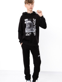 Спортивний костюм Носи своє модель 6425-057-33-1-chornij-don-t-stop Фото